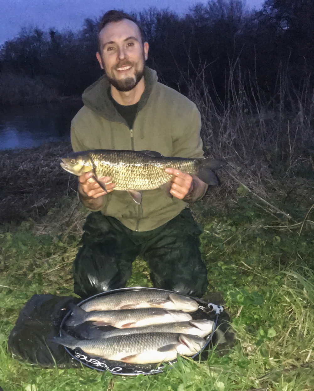 Big chub on the River Stour - Cadence Fishing UK