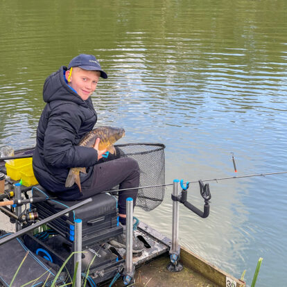 Father and Son Fishing